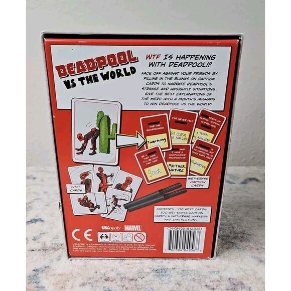 USAopoly Deadpool vs The World Card Game - Picture 2 of 6